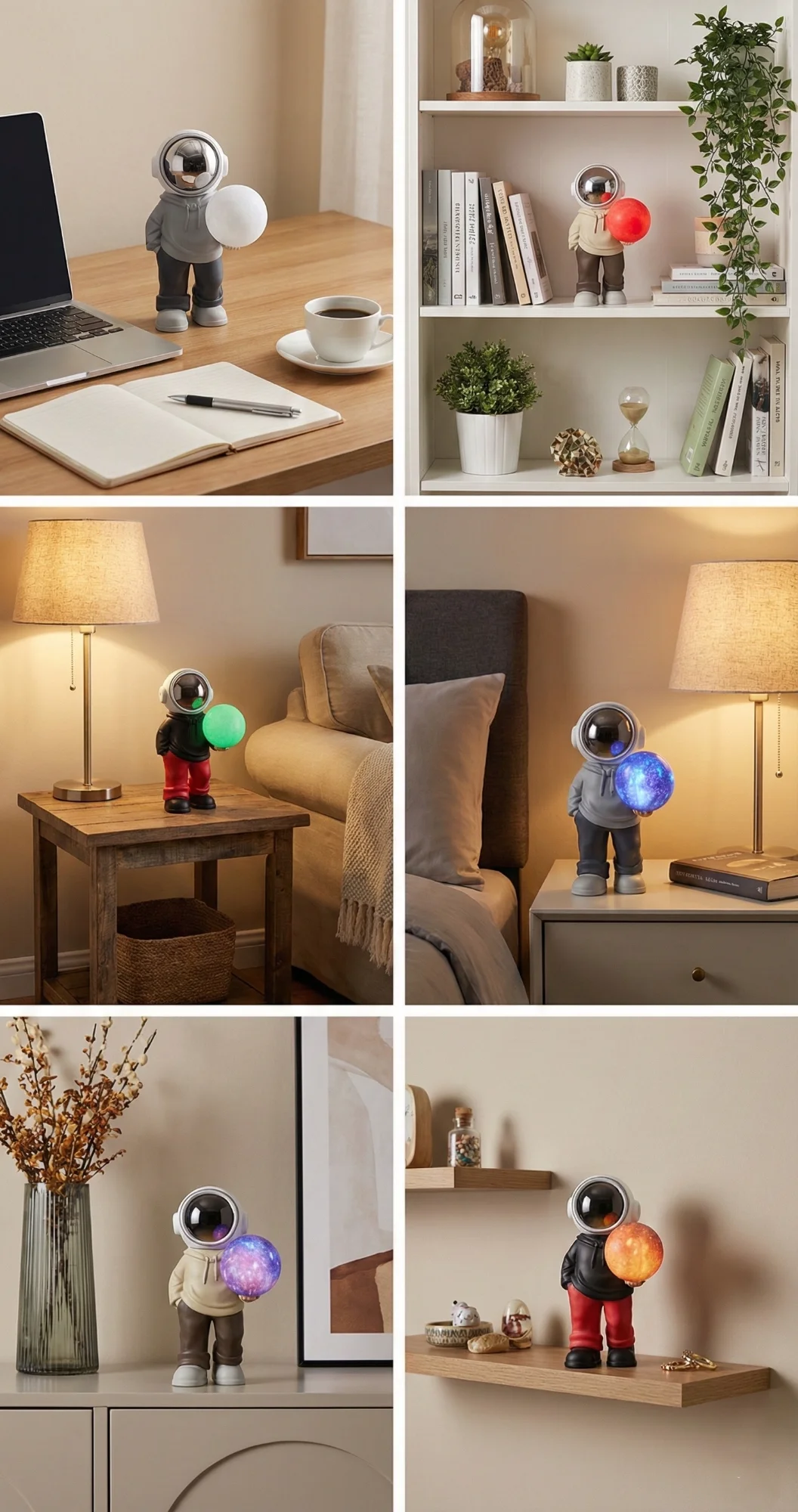 Diferentes colores de proyección